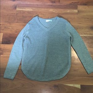 light brown light knit sweater